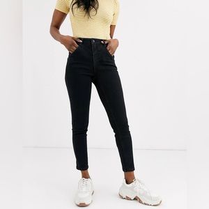 Free People Riley seamed skinny jeans